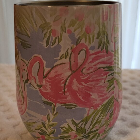 Lilly Pulitzer insulated stainless steel hot/cold tumbler 12oz - Picture 2 of 4